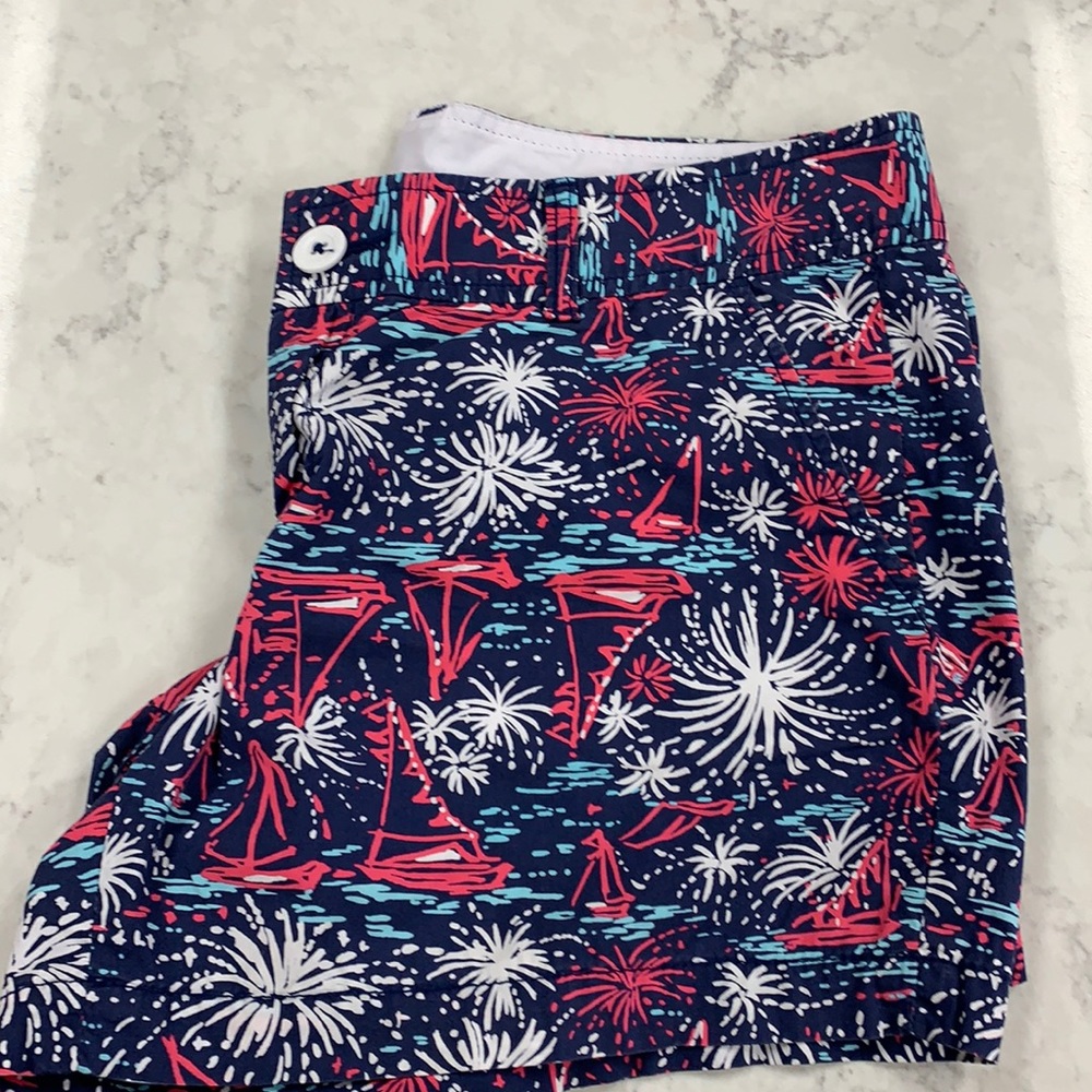 Gently used Lilly Pulitzer 4th of July Shorts HTF